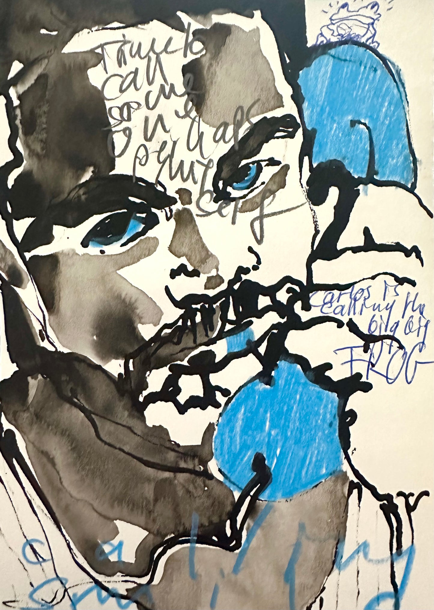 "Carlos is calling ..."Daily Drawing 1 - 04.02.2024