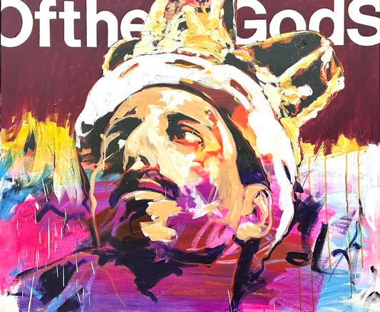 ACRYLGEMÄLDE - "Freddie Mercury - In the lap of the gods"