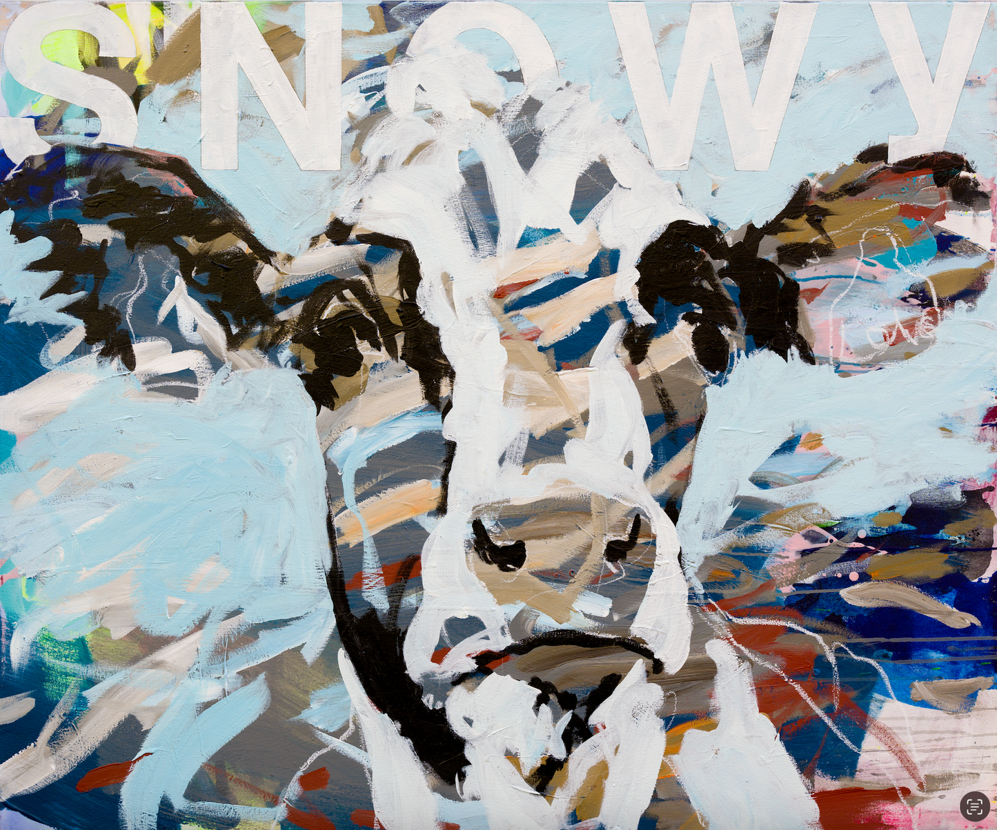 SNOWY - ACRYL AUF LEINWAND