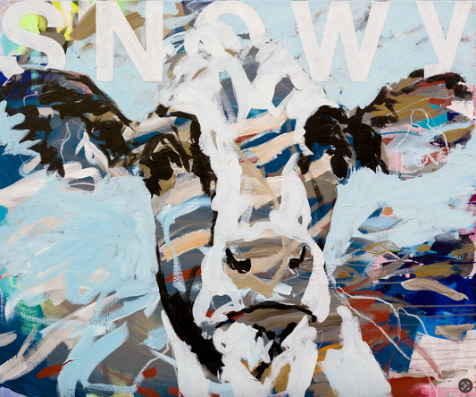 SNOWY - ACRYL AUF LEINWAND