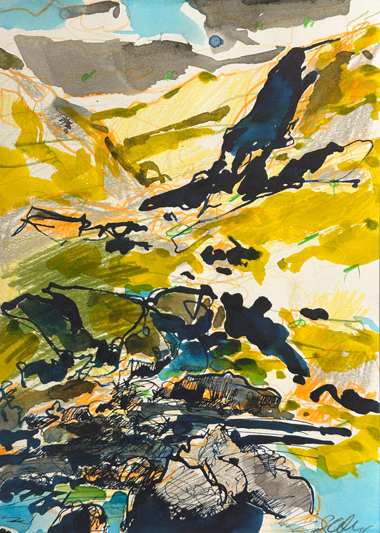 LANDSCAPE 3 - MOUNTAIN BROOK - 21X29,7 CM