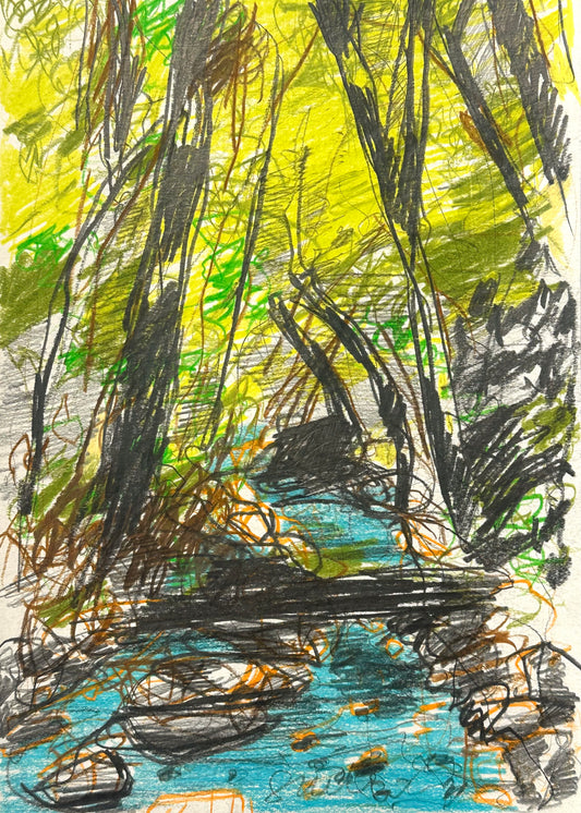 LANDSCAPE 2 - FOREST BROOK - 21X29,7 CM