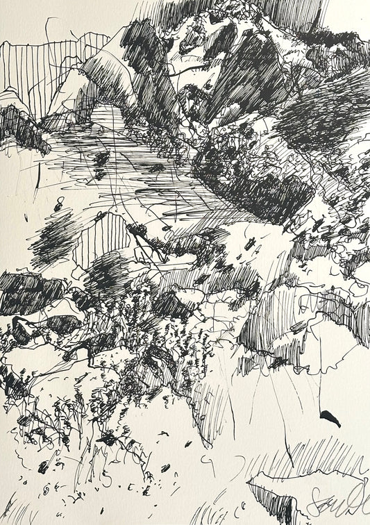 LANDSCAPE 14 - FREE STONES - 21X29,7 CM