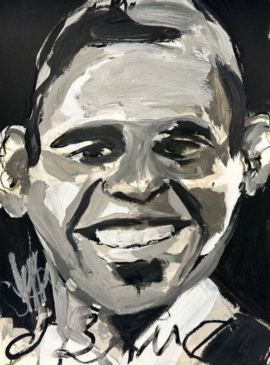 PORTRAIT 31 - HAPPY AND PROUD - Malerei auf Papier - 23x31 CM