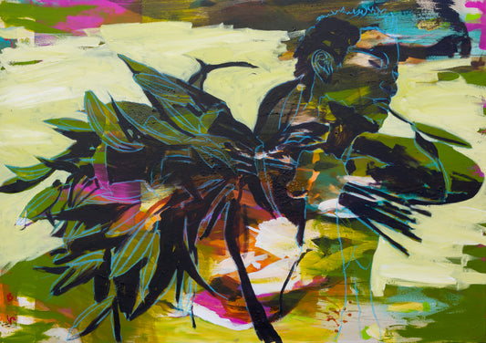 PUK WITH FLOWERS - 120X170 CM